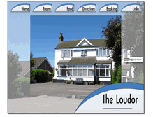 Tablet Screenshot of loudorhotel.co.uk